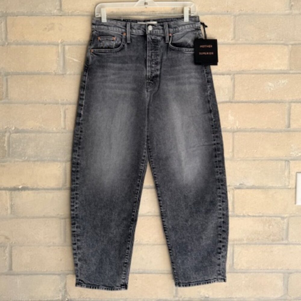 Mother The Curbside Ankle barrel jeans size 28 wash shadow dancing NWT